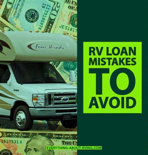 Rv Loan Mistakes To Avoid