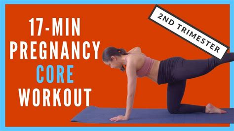 Safe Pregnancy Core Workout 17Min For 2Nd Trimester Youtube