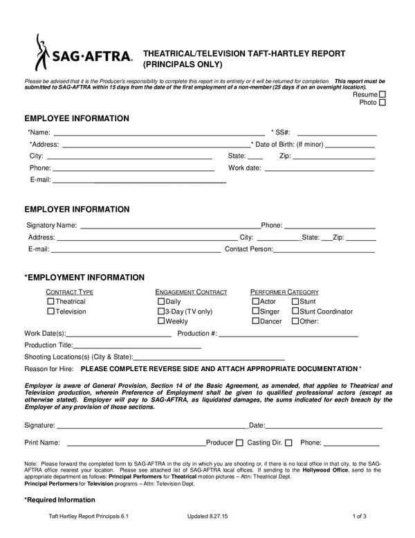 Sag Aftra Claim Form Fill Online Printable Fillable Blank Pdffiller