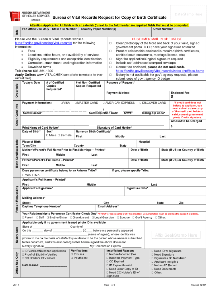 Same Day Birth Certificate Az Fill Out Sign Online Dochub