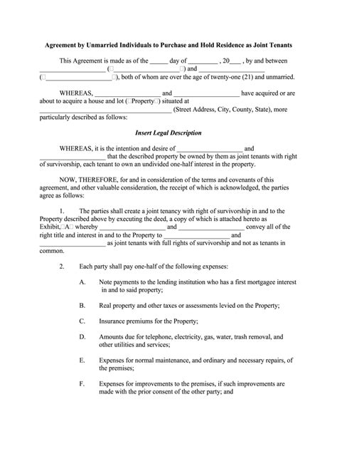 Sample Contract For Equal Ownership Of A House Airslate Signnow