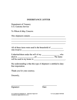 Sample Letter Of Disclaimer Of Inheritance Uk Fill Out Sign Online