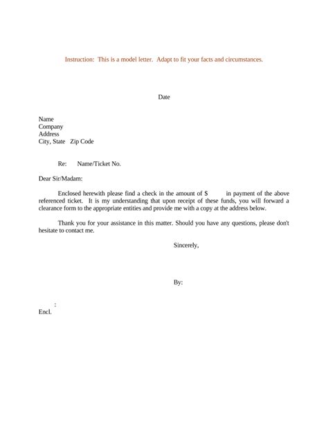 Sample Letter To A Judge To Dismiss A Ticket