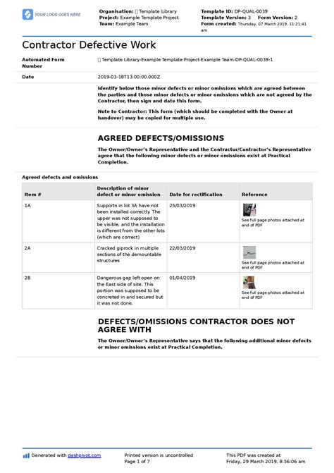 Sample Letter To Contractor For Unfinished Work Use Or Copy For Yourself