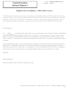 Sample Letter To Employee Fmla Ofla Leave Printable Pdf Download