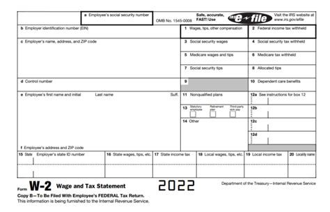 Sample W2 Tax Forms