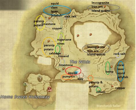 Sanctuary Resource Map R Ffxiv