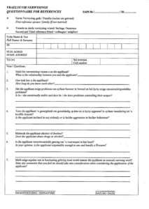 Saps 86 Questionaire For References Ranyati