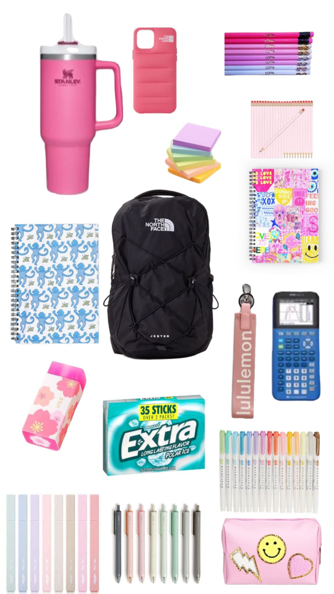 School Must Haves School Bag Essentials Preppy School Supplies School Backpack Essentials