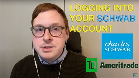 Schwab Td Ameritrade Merger Logging Into Your Schwab Account Youtube