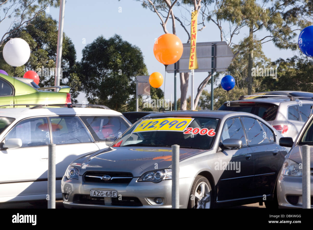 Second Hand And Used Cars For Sale In Sydney Australia Stock Photo Alamy