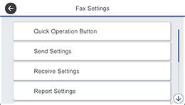 Selecting Advanced Fax Settings