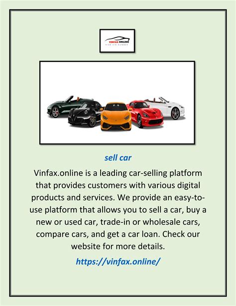 Sell Car Vinfax Online By Vinfax Online Issuu