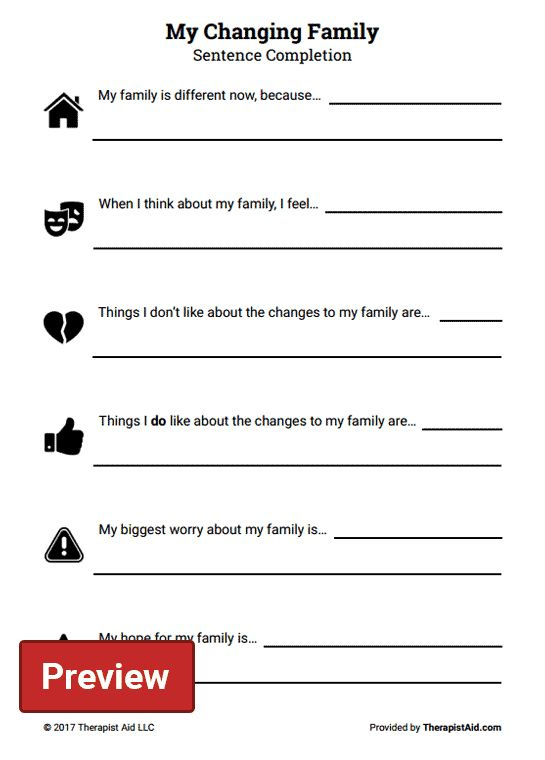 Sentence Completion Therapist Aid Therapistaidworksheets Net