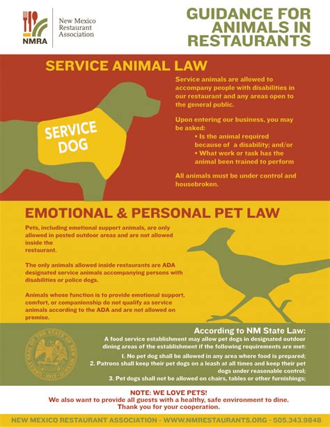 Service Animals In Restaurants