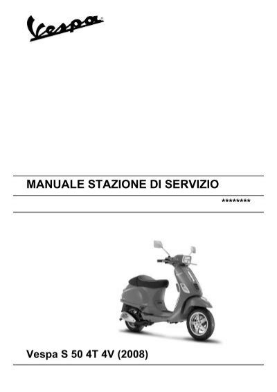 Service Manual Vespa S 50 4T 4V