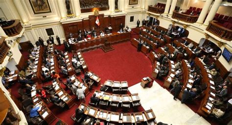 Session Of The Constitution Committee Of The Peruvian Congress Of The