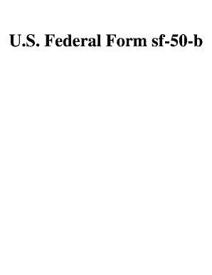 Sf 50B Fill And Sign Printable Template Online