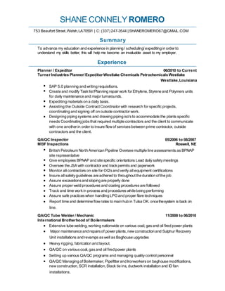 Shane Connely Romero 2016 Resume P Pdf