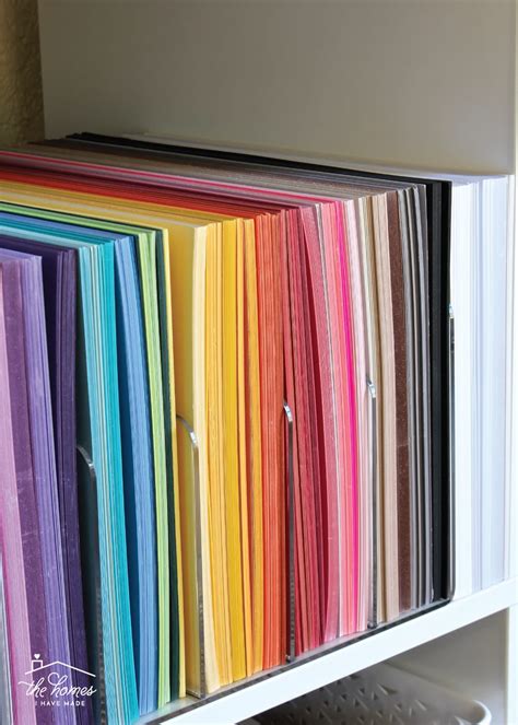 Sharing Smart And Simple Solutions For Storing All The Craft Papers From Cardstock And