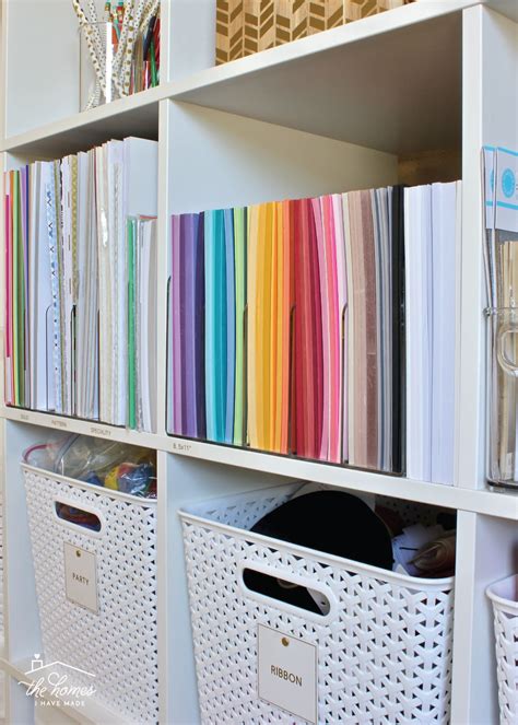 Sharing Smart And Simple Solutions For Storing All The Craft Papers