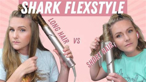 Shark Flexstyle Review On Long Hair And Short Hair Youtube