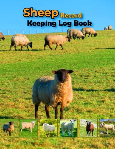 Sheep Keeping Record Book Sheep Farming Care Management Logbook