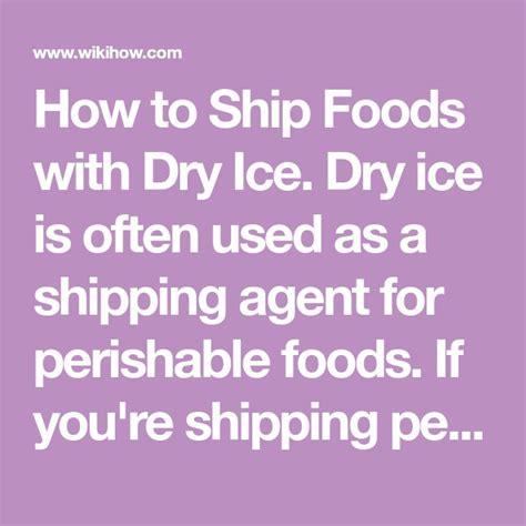 Shipping Food With Dry Ice A Step By Step Guide Nice Packs