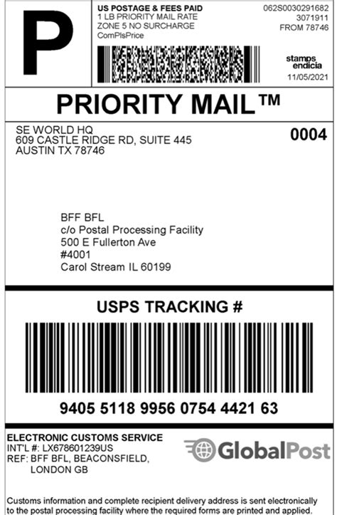 Shipping Label Examples Shippingeasy