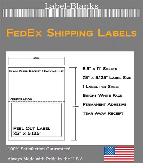 Shipping Label How To Create Print Manage Fedex