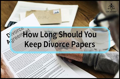 Should You Keep Divorce Papers