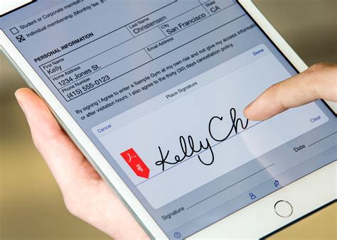 Sign Documents Online With Adobe Sign Electronic Signatures