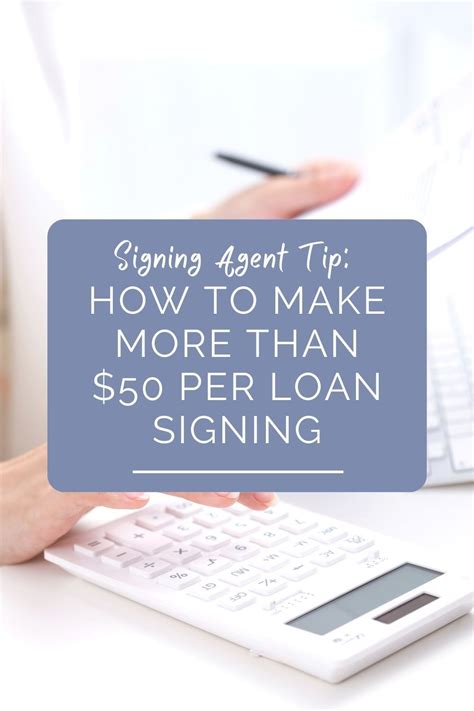 Signing Agent Tip How To Make More Than 50 Per Loan Signing Notary