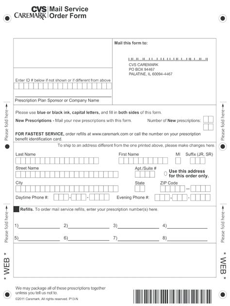 Silverscript Mail Order Form Fill Out Printable Pdf Forms Online