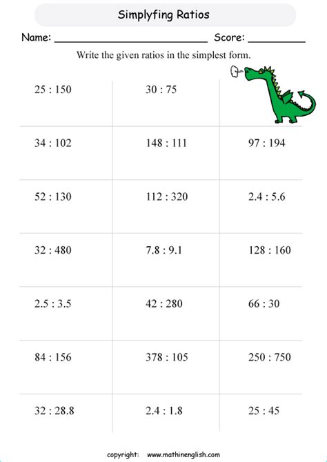 Simplest Form Simplifying Ratios Worksheet Five Ingenious Ways You Can