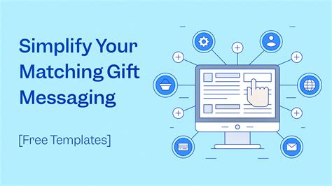 Simplify Your Matching Gift Messaging 5 Free Templates