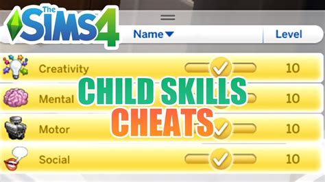 Sims 4 Cheats Child Skills Ologybro