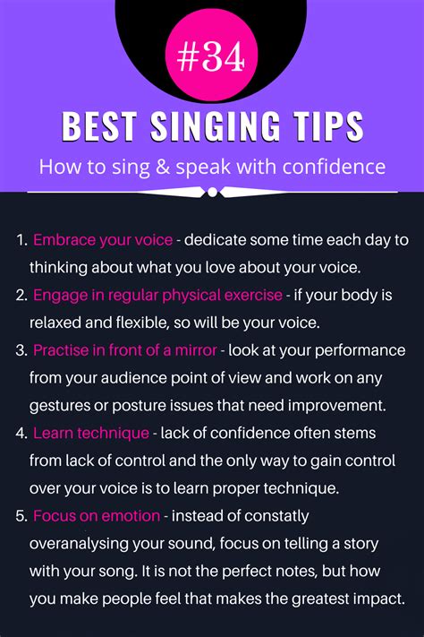 Singing Tips How To Sing And Speak With Confidence Learn Singing