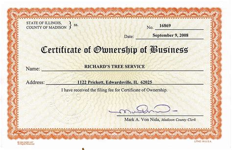 Small Business Business License Template