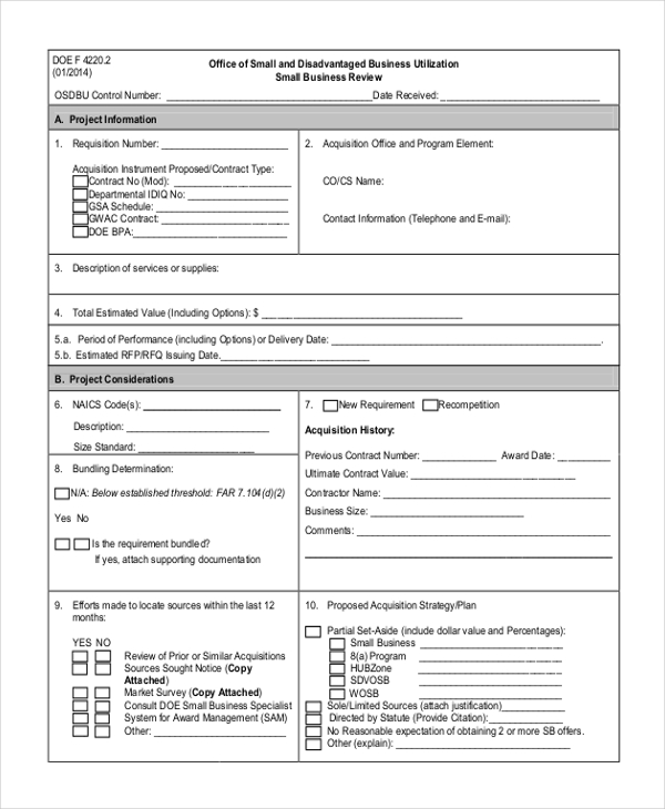 Small Business Paperwork Templates