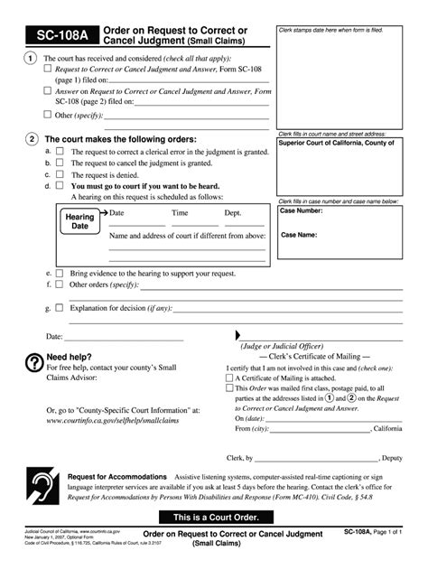 Small Claims Court Forms Pdf Fill Out Sign Online Dochub