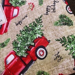 Small Fuzzy Ball Sack Red Truck Sweary Bah Humbug Etsy