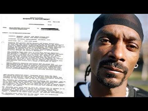 Snoop Dogg Alleged Snitch Paperwork Leaked Actual Paperwork Youtube