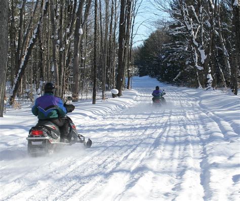 Snowmobiling Upper Michigan Snowmobiling