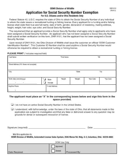 Social Security Forms Formize Form Catalog