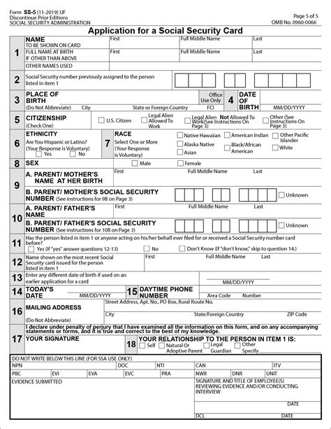 Social Security Replacement Form Legalsimpli