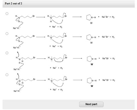 Solved Reaction Of Brch2ch2ch2ch2nh2 With Nah Forms Compound Chegg Com