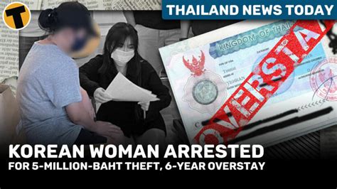 South Korean Woman Who Overstayed In Thailand For Almost Six Years