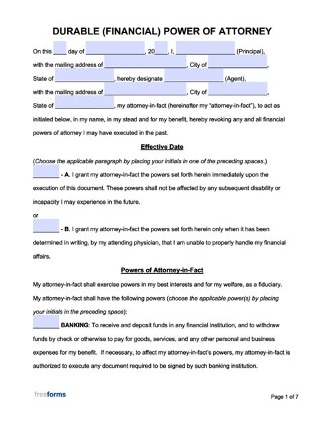 Spanish Power Of Attorney Template Sample Power Of Attorney Blog