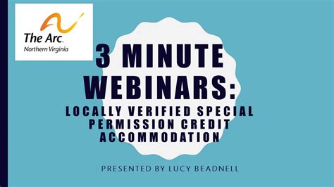 Special Permission Credit Accommodation In 3 Minutes Youtube